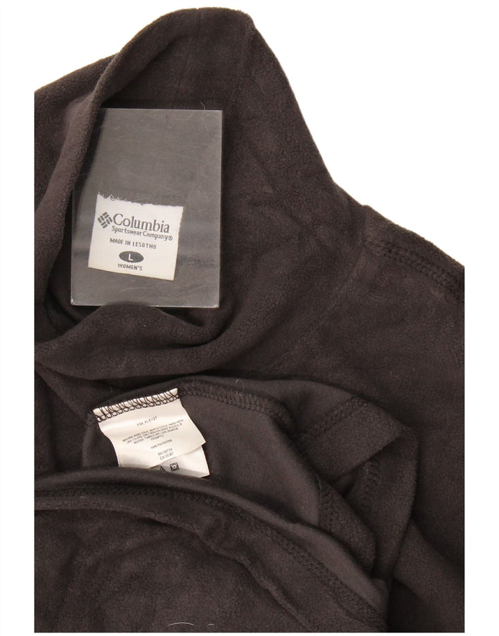Columbia Pull Polaire Femme UK 16 Large Noir Polyester