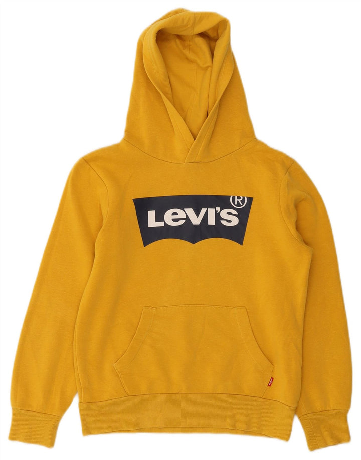 Levi's Pull à Capuche Graphique Garçon 9-10 Ans Jaune