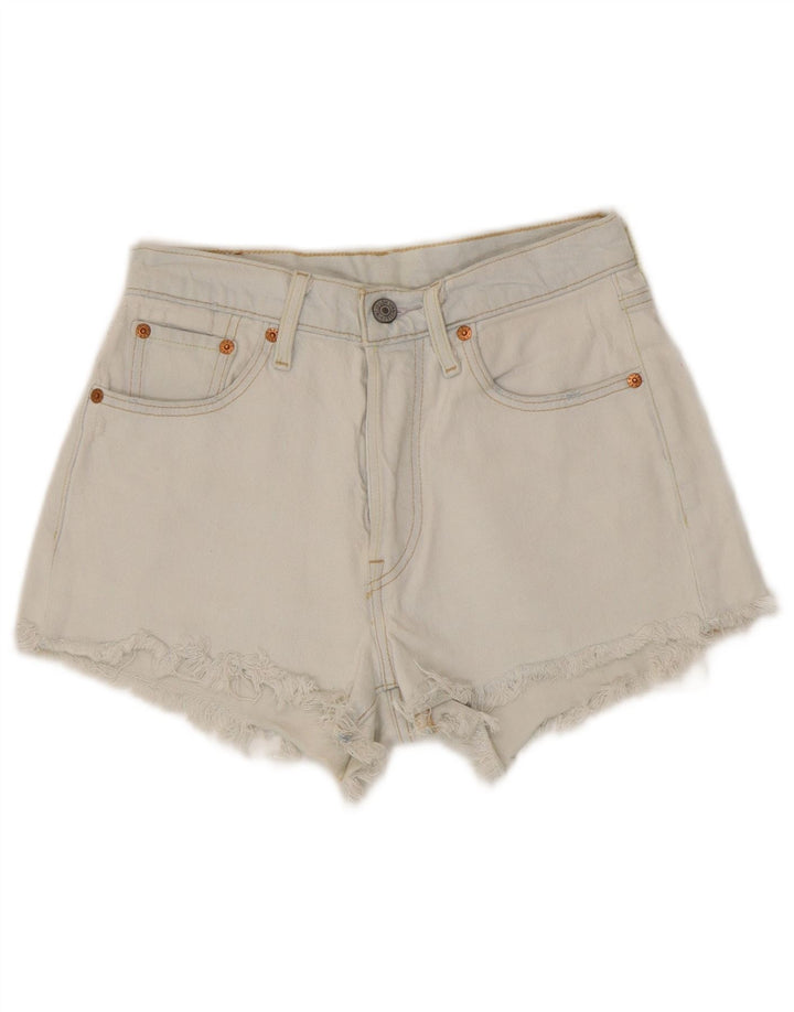 Levi's Short en Jean 501 Femme W25 XS Bleu Coton