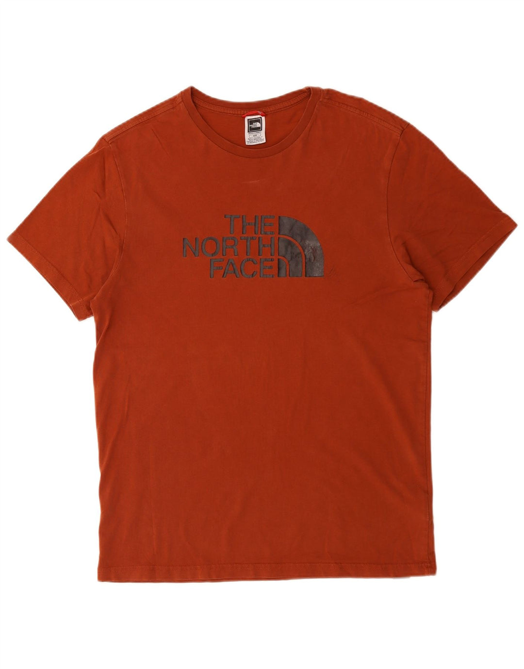 THE NORTH FACE T-Shirt Graphique Homme Rouge Moyen Coton