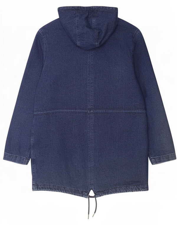 LC Waikiki Parka en jean à capuche standard pour homme UK 40 Large Bleu Coton