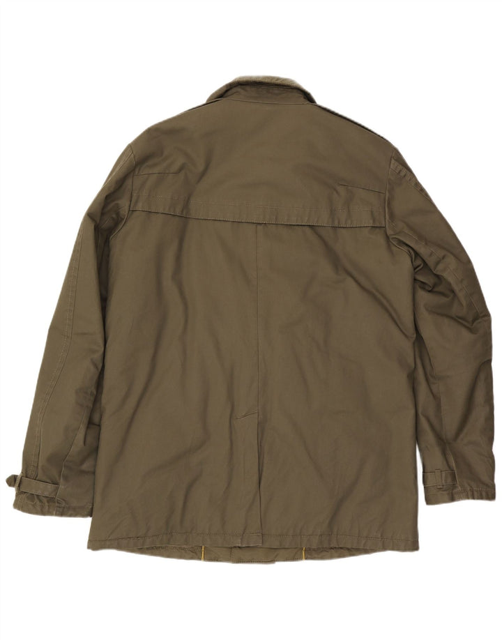 Sisley Veste Militaire Homme UK 42 XL Kaki Polyester