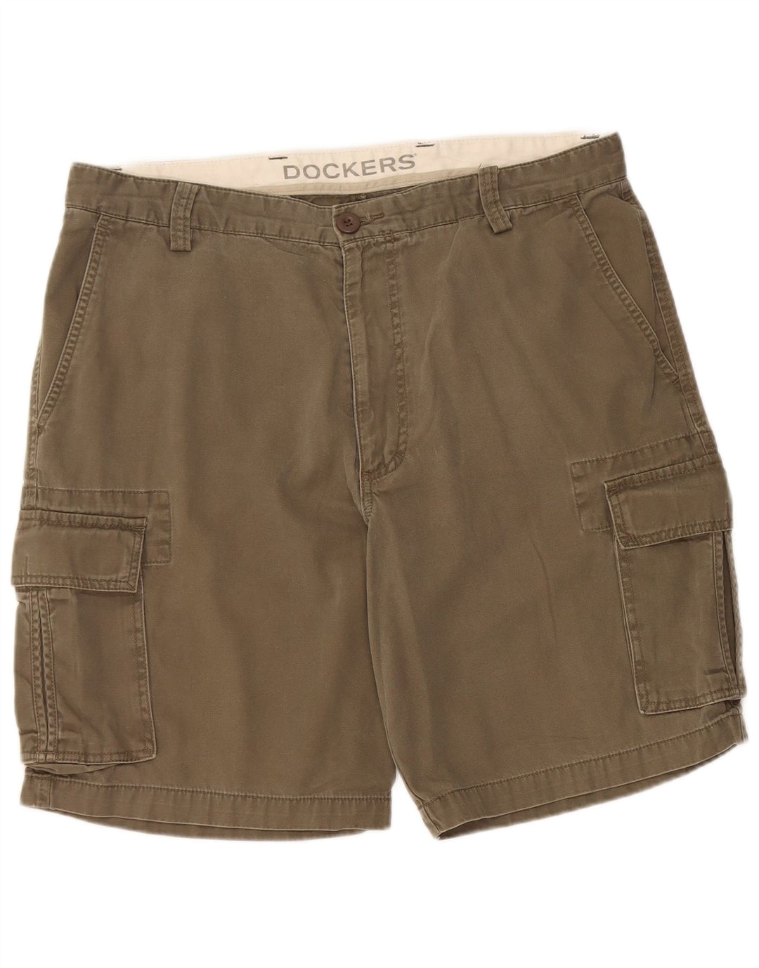 DOCKERS Short Cargo Homme W36 Grand Kaki Coton