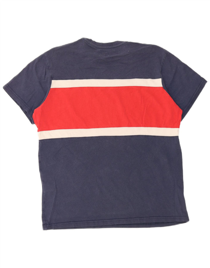 Levi's Tee-Shirt Graphique Homme Bleu Marine Moyen Coton Colorblock