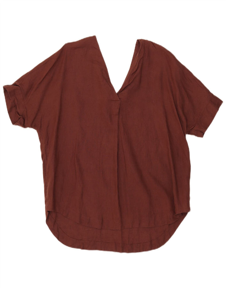 Marks & Spencer Tunique pour femme UK 14 Grand Lin Marron