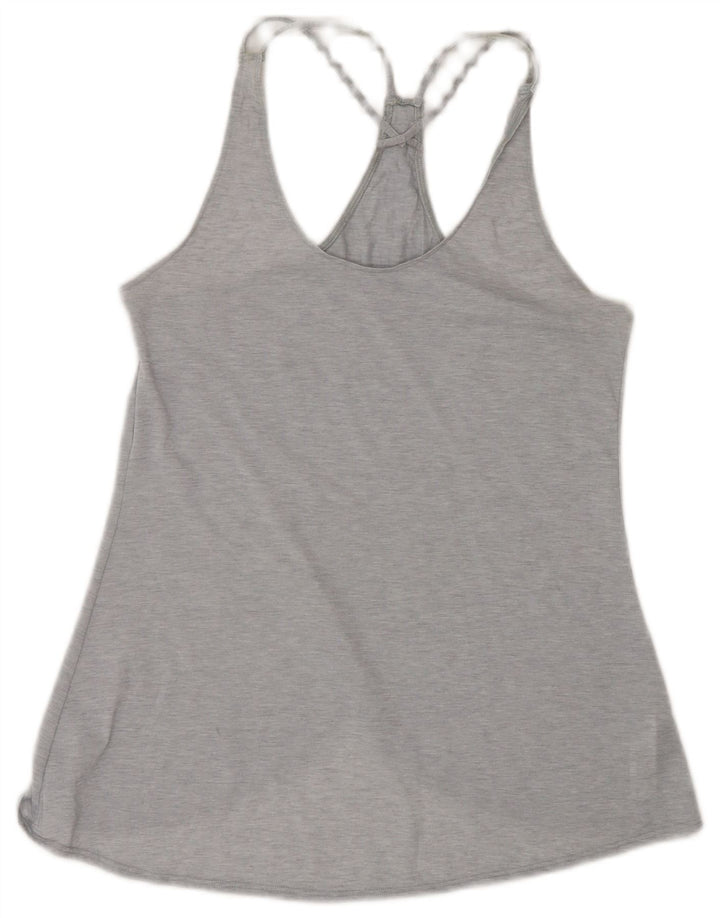 Athleta Débardeur pour femme UK 10 Petit Gris Polyester