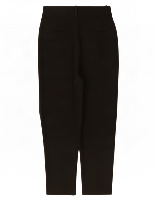 Zara Pantalon de costume fuselé pour femme XS W24 L26 Noir Polyester