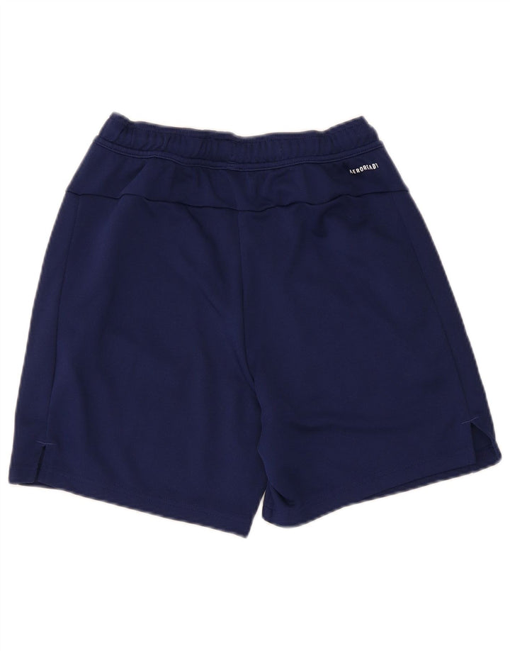 Adidas Short de sport Aeroready pour homme, petit, bleu marine, polyester