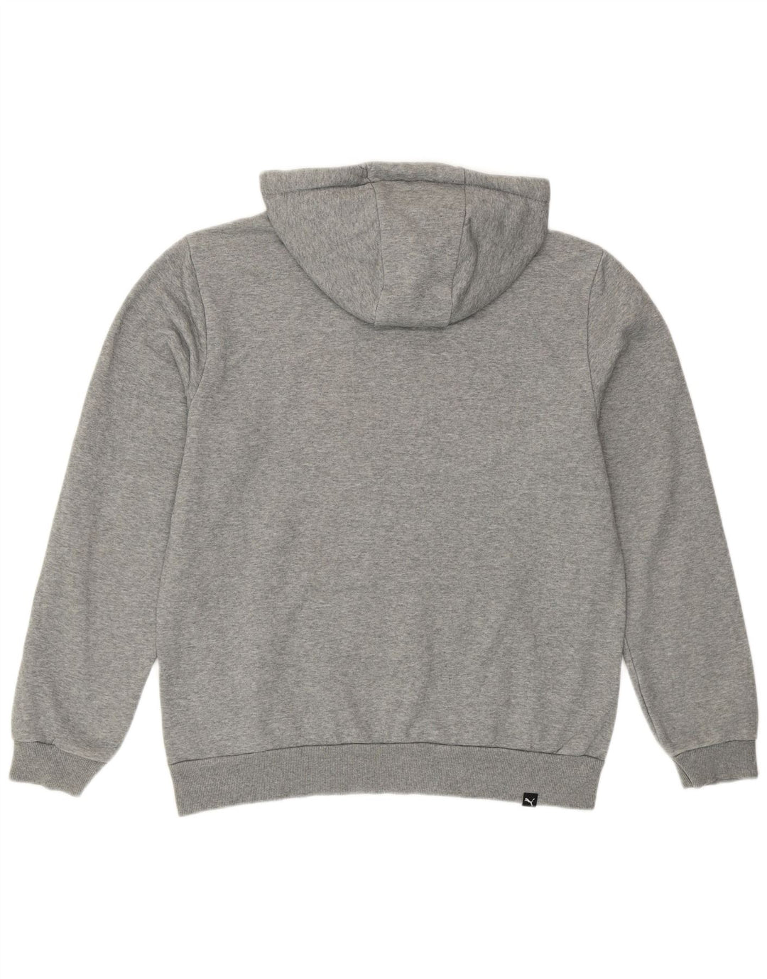 Puma Pull à Capuche Graphique Homme Gris Moyen Moucheté Coton