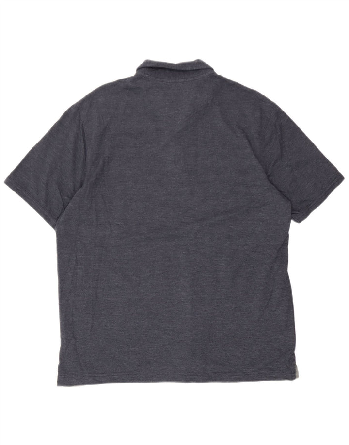 Eddie Bauer Polo Homme Grand Bleu Marine Coton