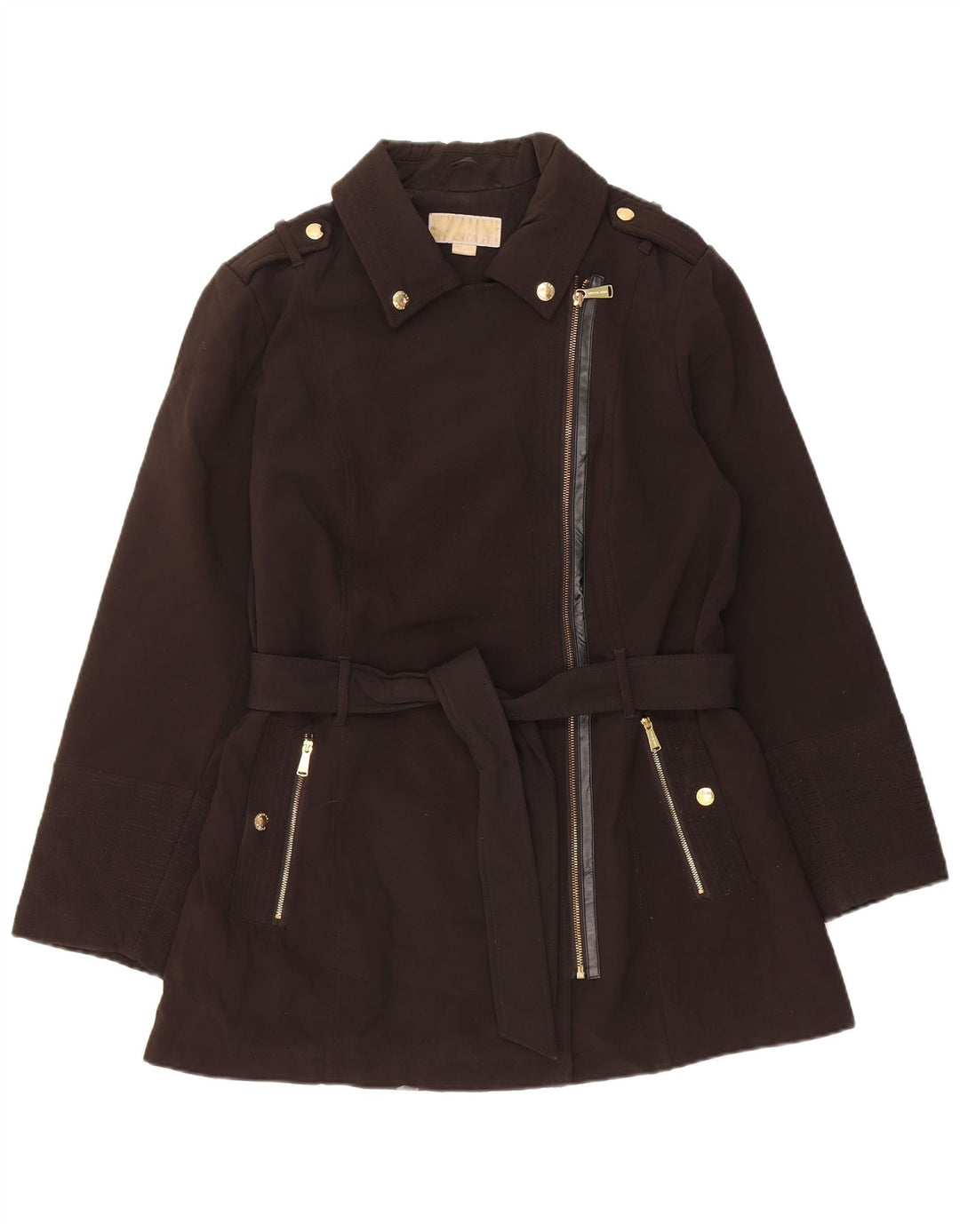 Michael Kors Veste militaire pour femme UK 18 XL Noir Polyester