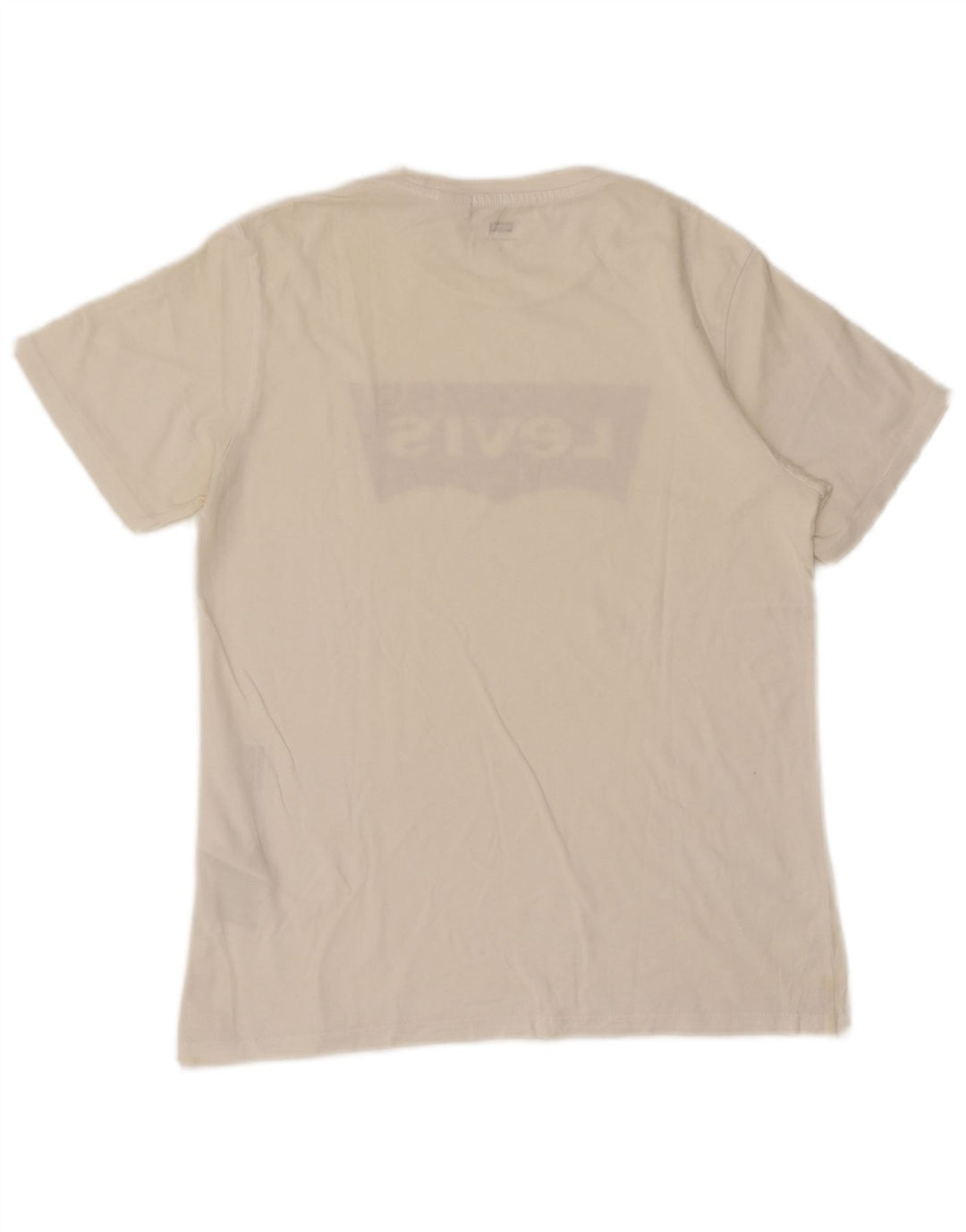 Levi's T-Shirt Graphique Homme Petit Blanc Coton