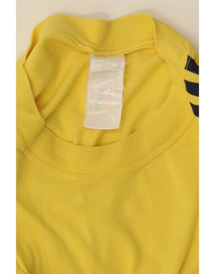 Adidas T-Shirt Top Homme Jaune Moyen