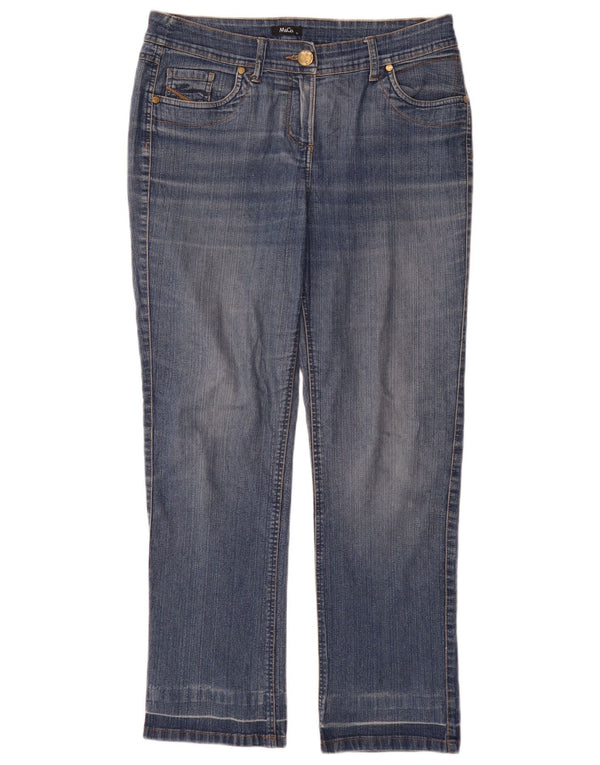 M&Co Jean droit pour femme UK 12 Medium W32 L30 Bleu