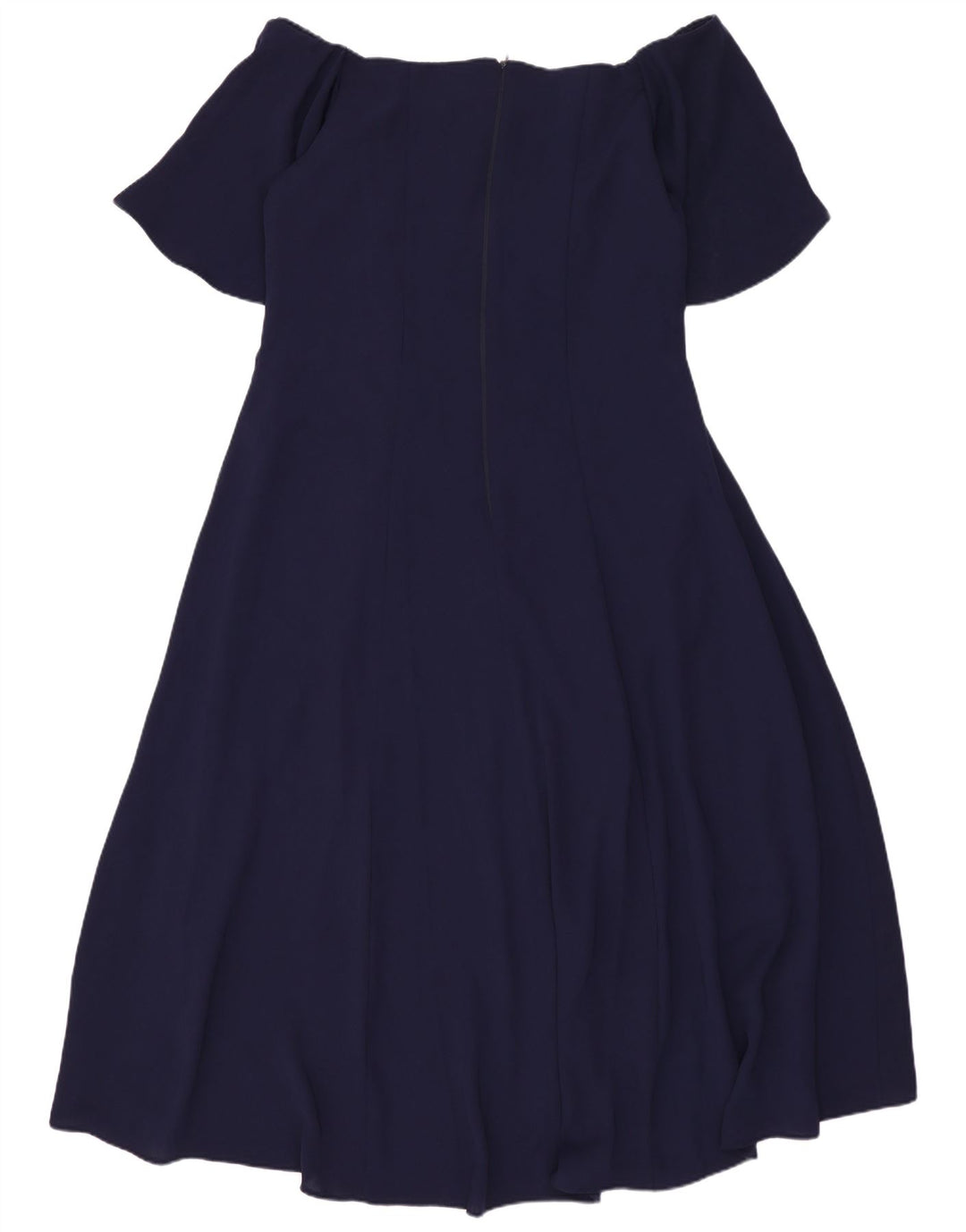 Robe à épaules dénudées Coast pour femme UK 12 Polyester bleu marine moyen