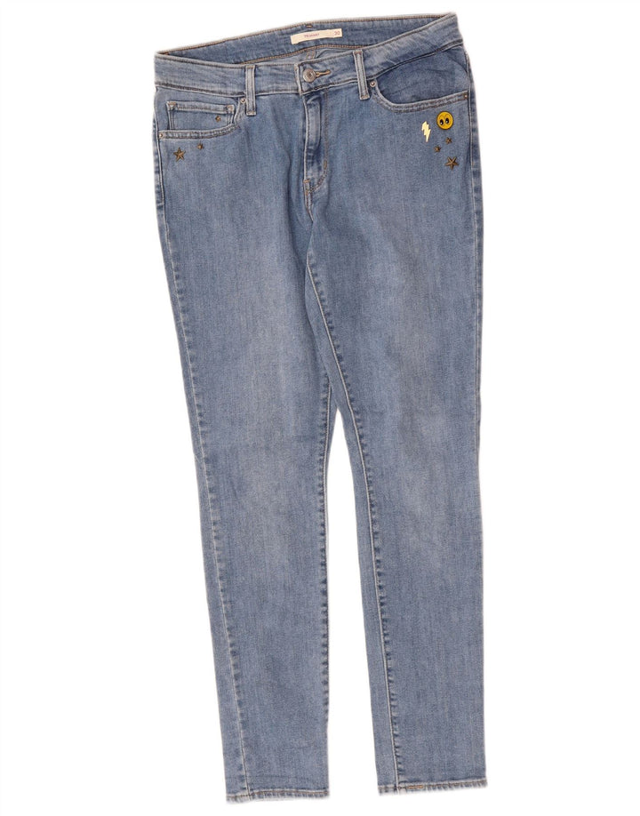LEVI'S Jean Skinny 711 Femme W30 L29 Bleu Coton