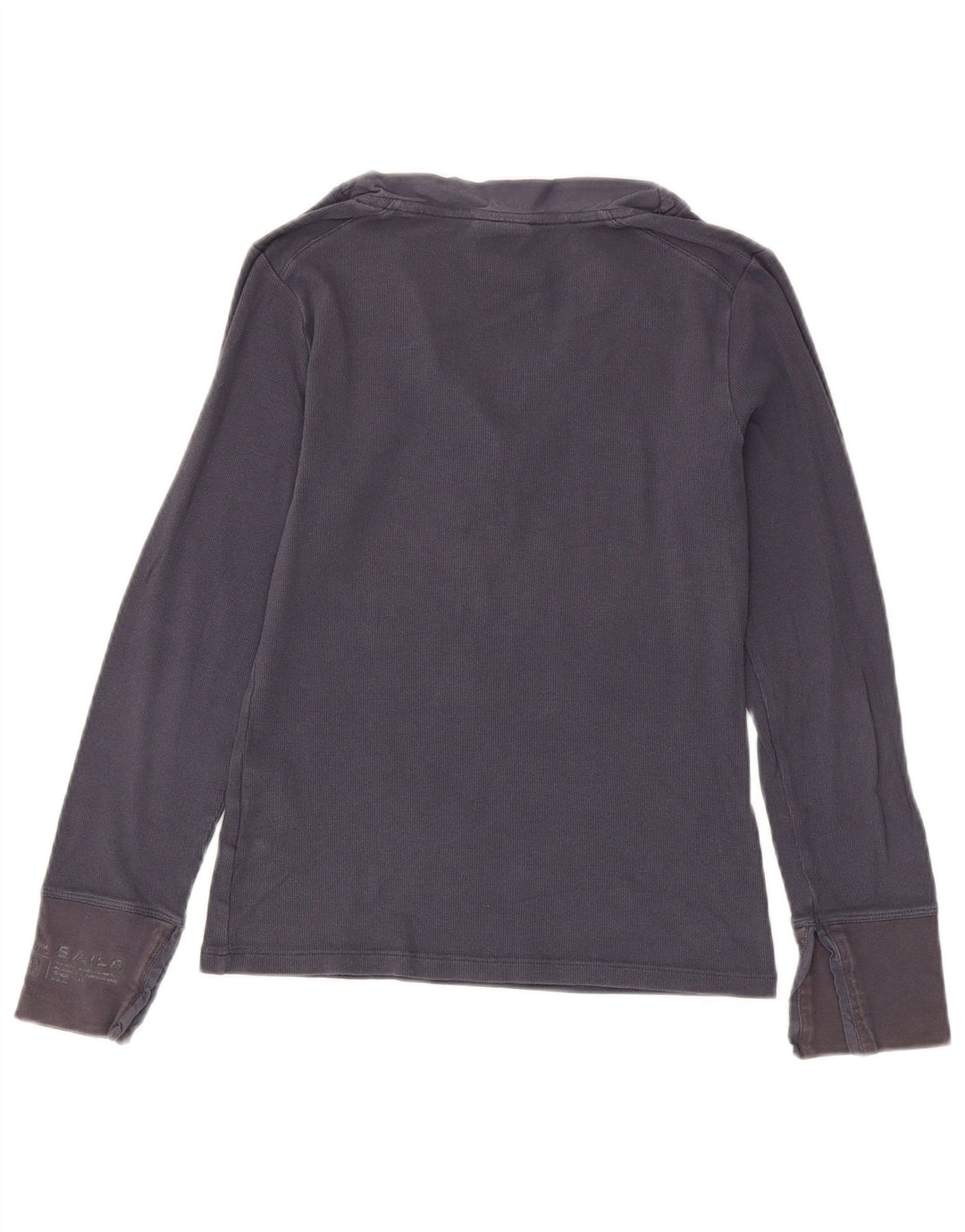 North Sails Haut à manches longues pour femme UK 12 Bleu marine moyen Coton