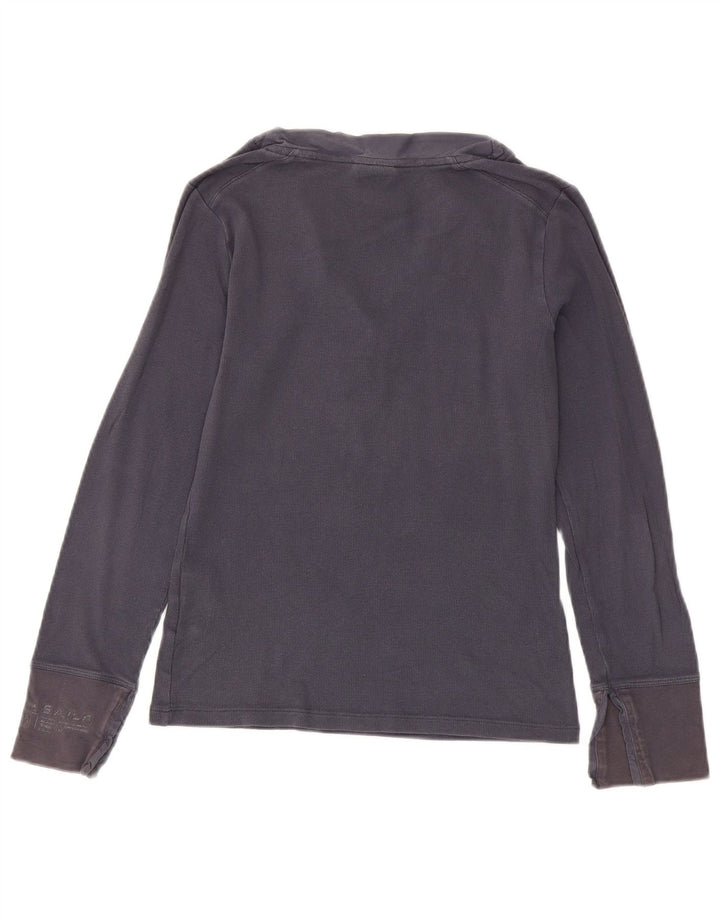 North Sails Haut à manches longues pour femme UK 12 Bleu marine moyen Coton