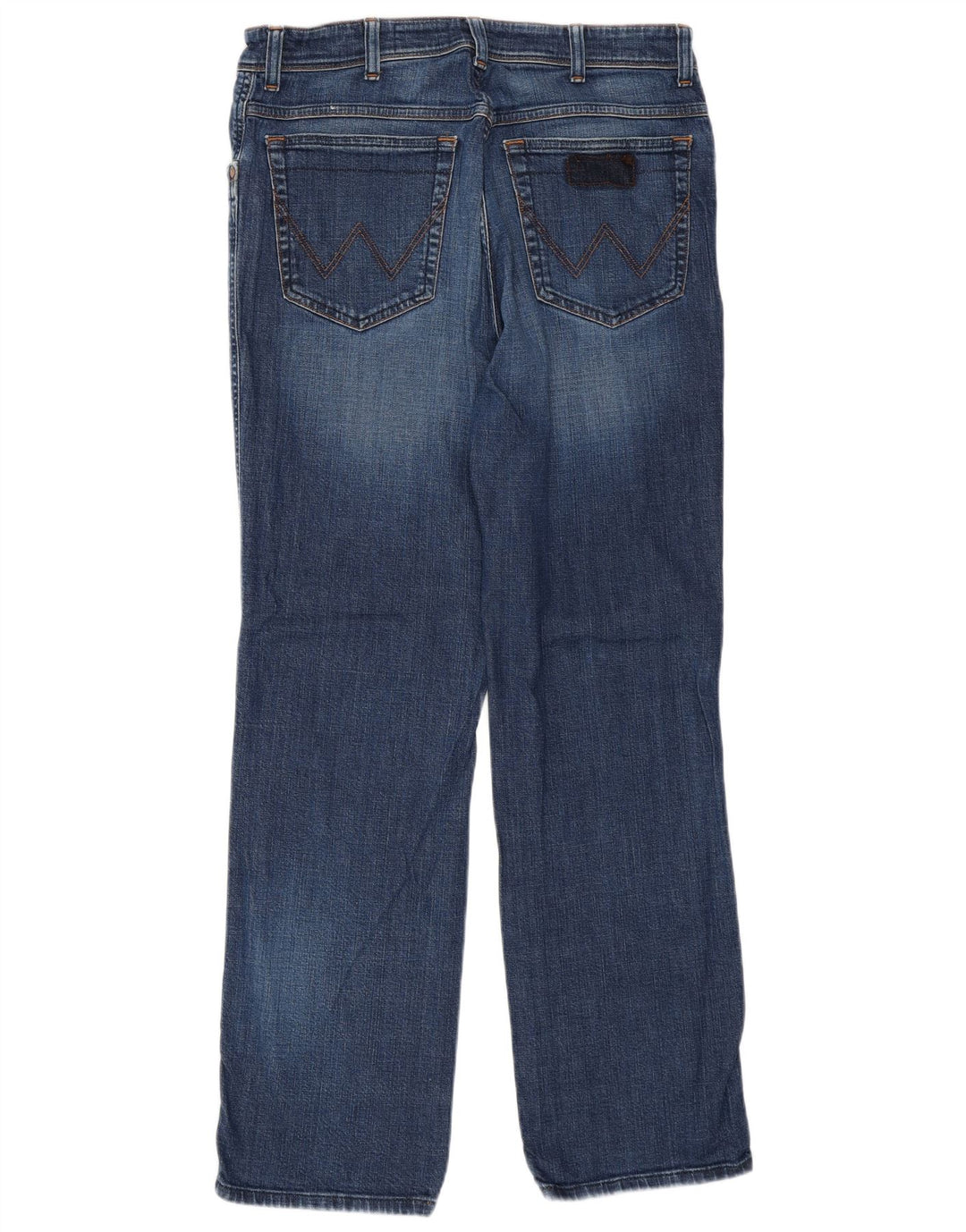 WRANGLER Jean droit homme W32 L31 bleu coton