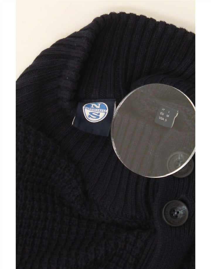 North Sails Pull Cardigan Homme Bleu Marine Moyen Coton