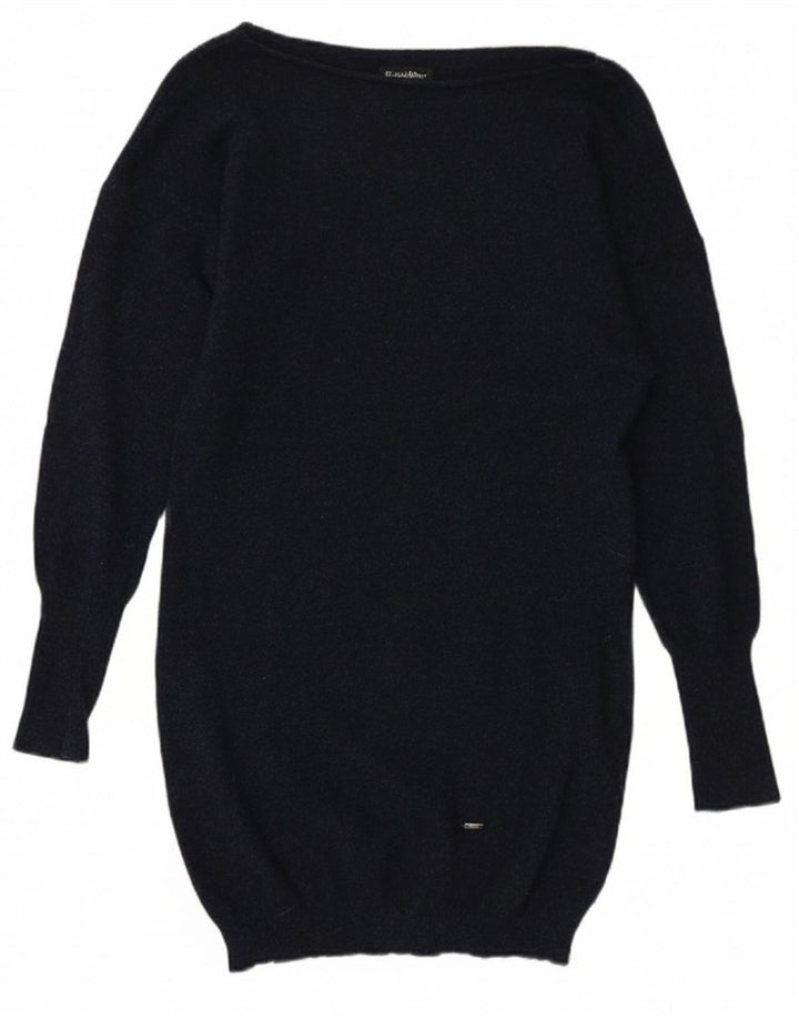 REFRIGIWEAR Womens Oversized Jumper Dress UK 10 Small Navy Blue