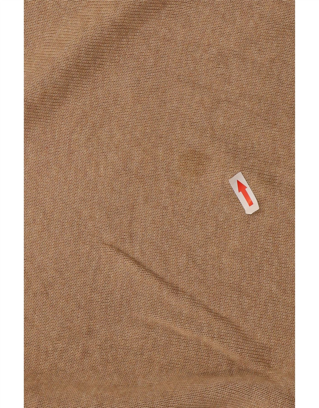 Marks & Spencer Pull col V pour homme en coton beige Large