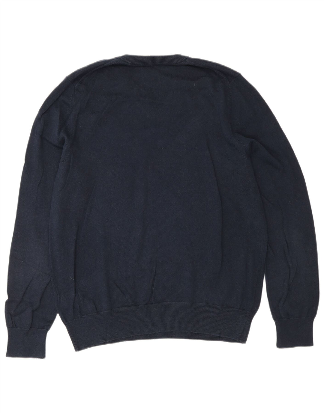 Marks & Spencer Pull col V Homme Bleu Marine Moyen Coton