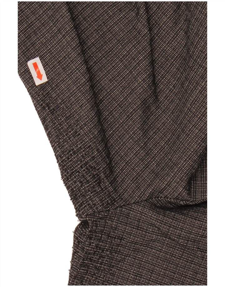 LEE Pantalon décontracté droit taille moyenne pour femme W30 L28 Gris à carreaux