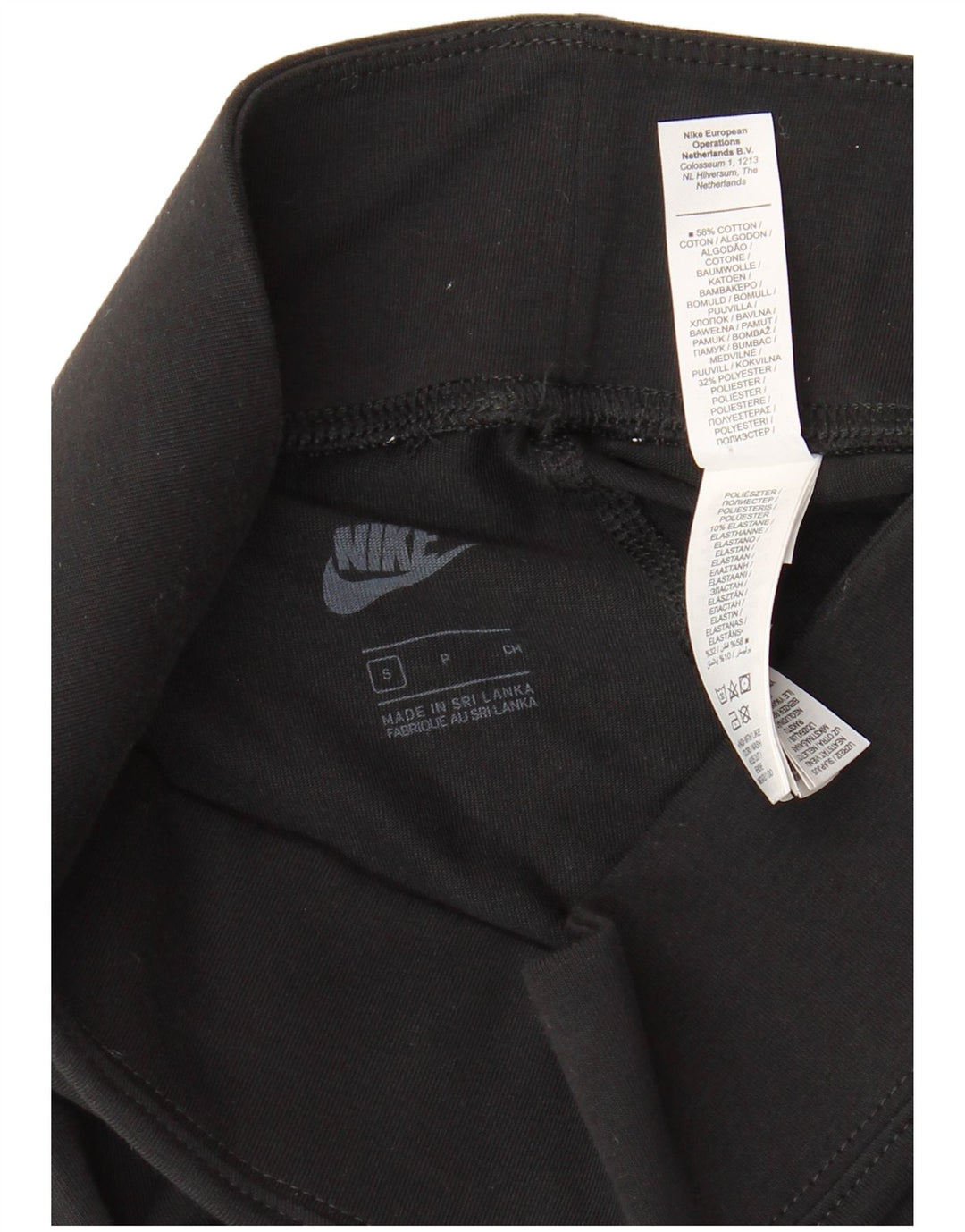 Nike Legging graphique pour femme UK 8 Small Noir Coton