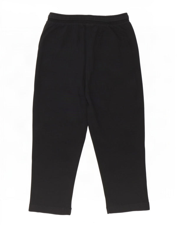 Zara Pantalon de survêtement pour femme UK 14 Large Noir