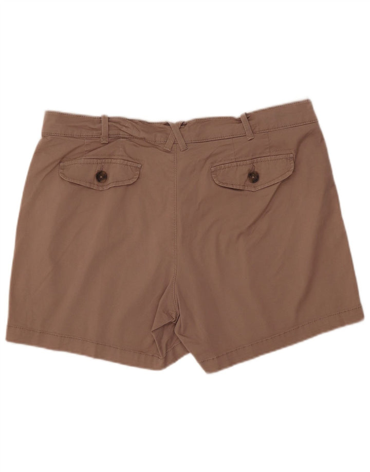 LEE Short Chino Femme US 16 2XL W38 Coton Marron