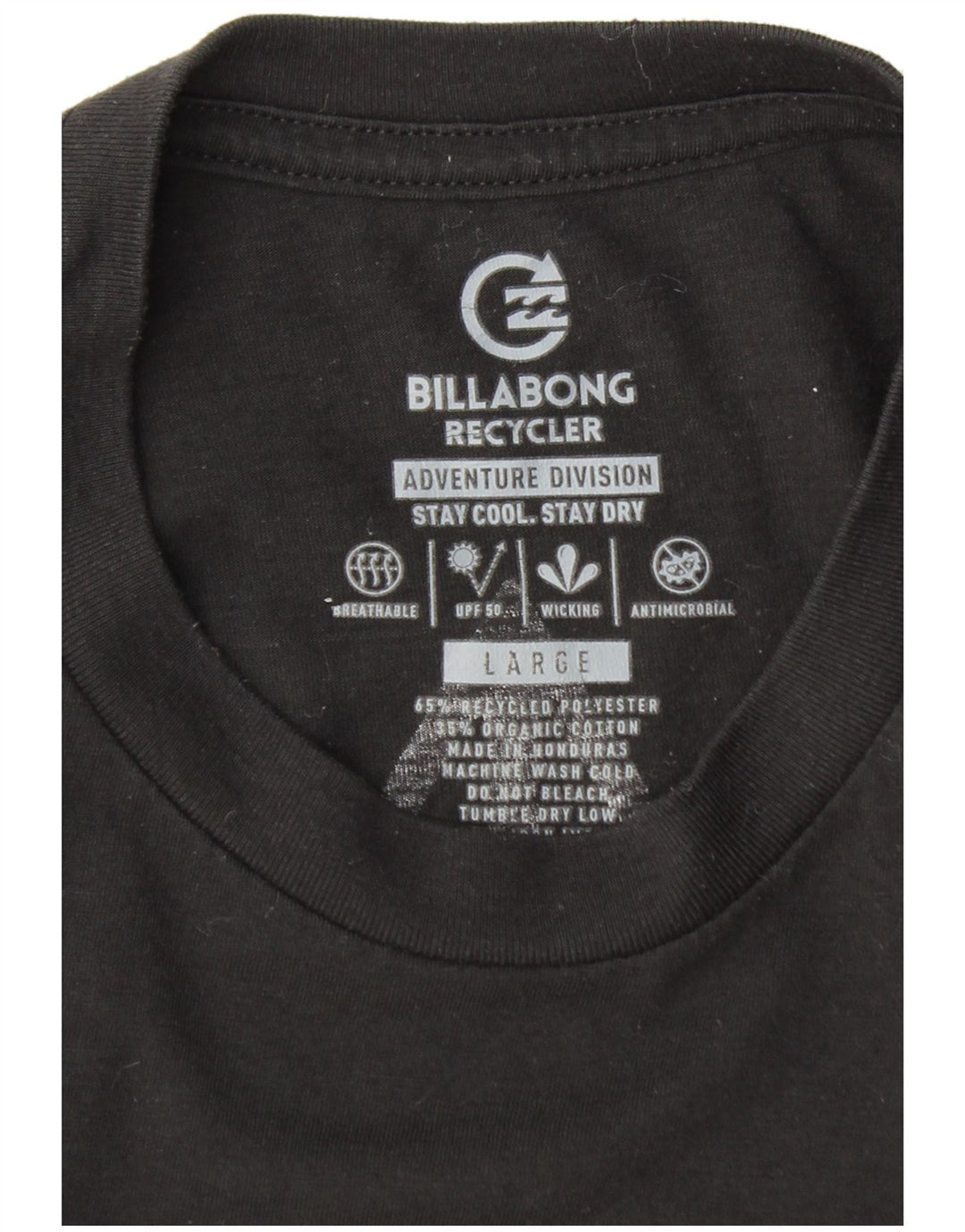 BILLABONG T-Shirt Graphique Recycler Homme Grand Noir Polyester