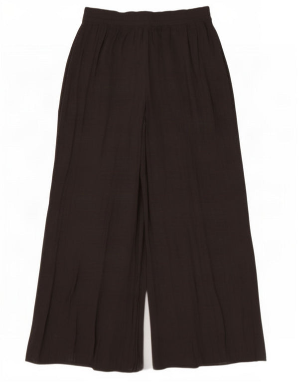Zara Femme Jupe-culotte Pantalon Large W30 L31 Noir Polyester