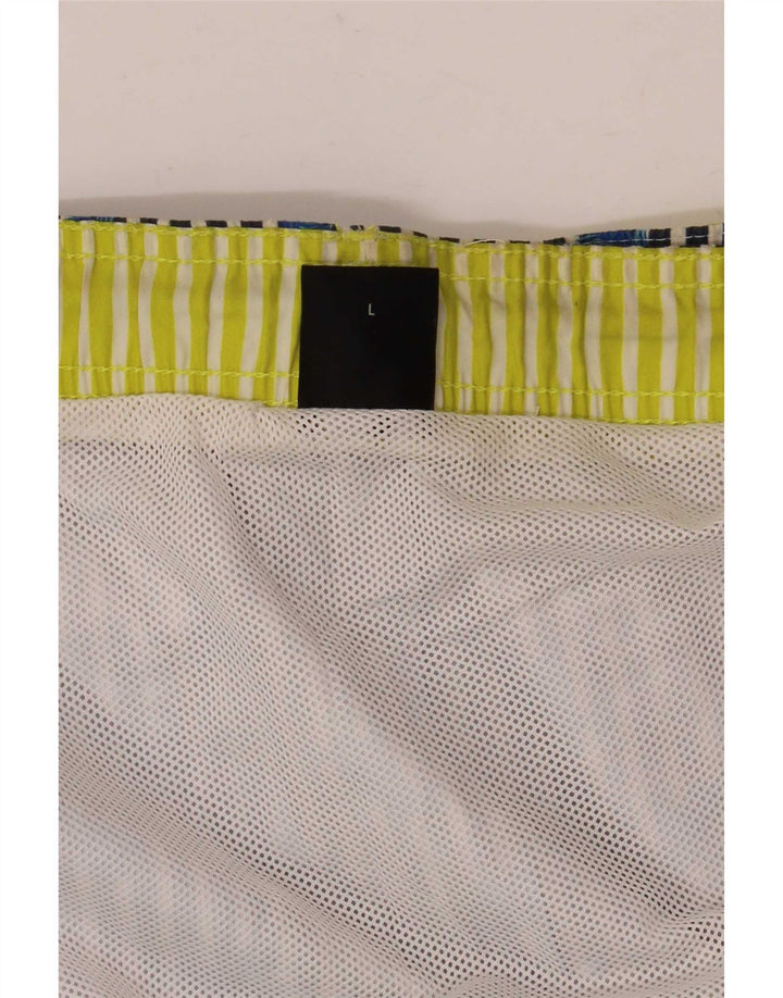 Hugo Boss Short de bain à rayures bleues pour homme