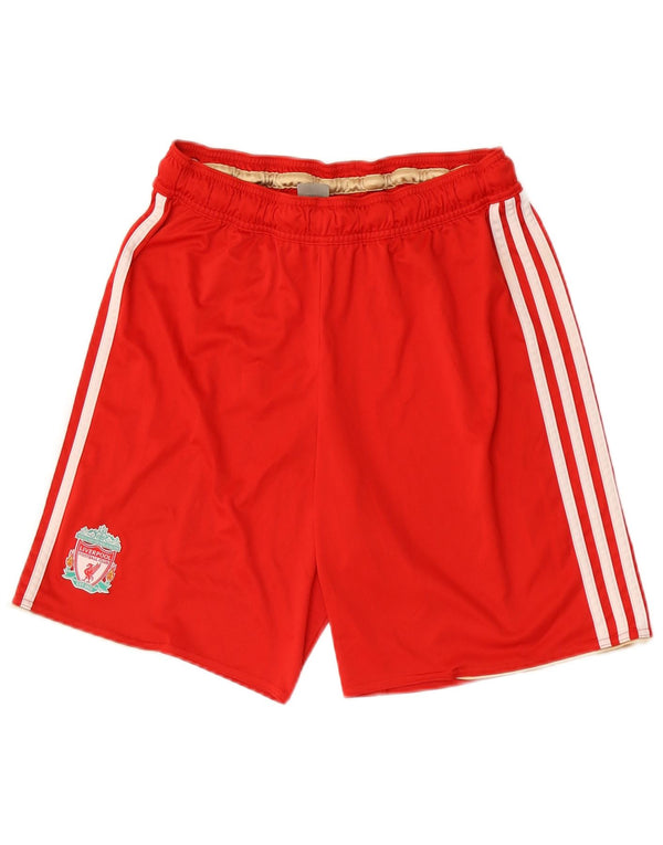 Adidas Short de Sport Liverpool Homme Rouge Moyen Polyester