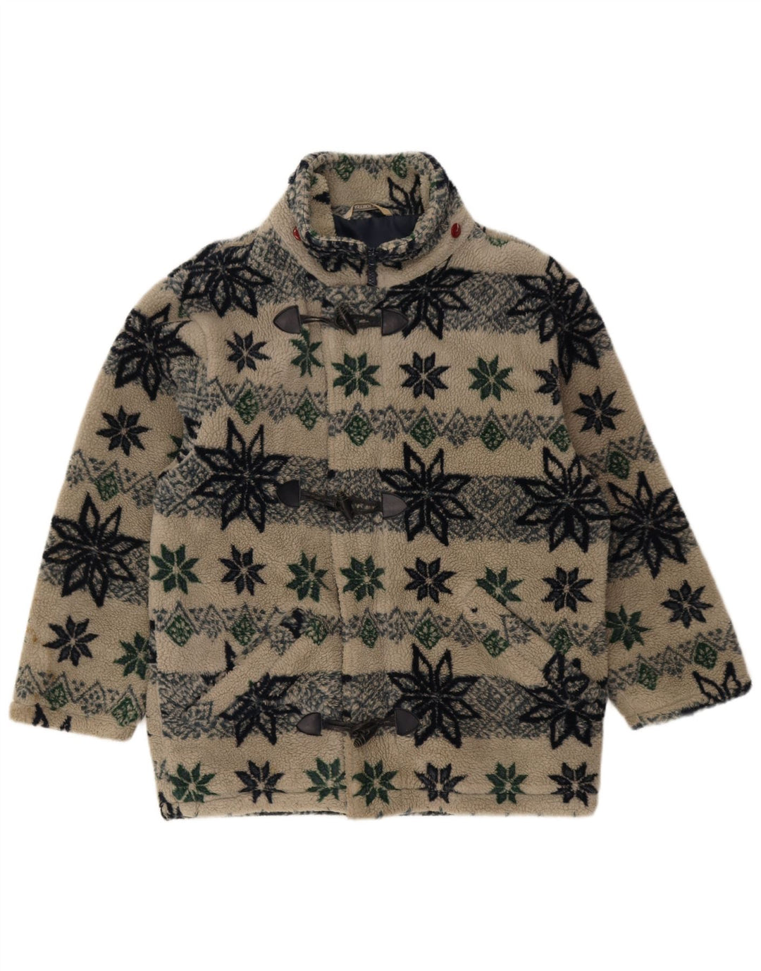 Astrolabio Veste coupe-vent polaire pour homme UK 38 Beige moyen géométrique