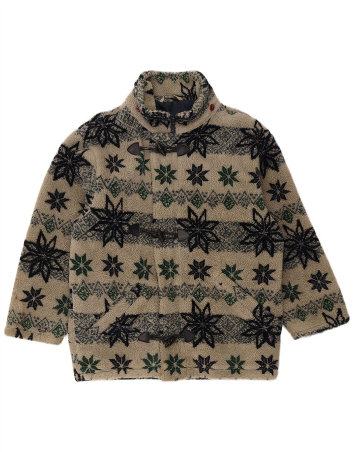 Astrolabio Veste coupe-vent polaire pour homme UK 38 Beige moyen géométrique