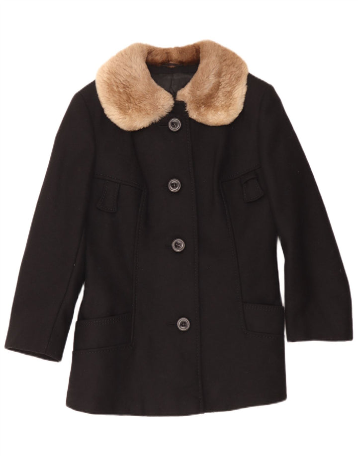 Your Sixth Sense Manteau pour femme UK 10 Petite laine noire