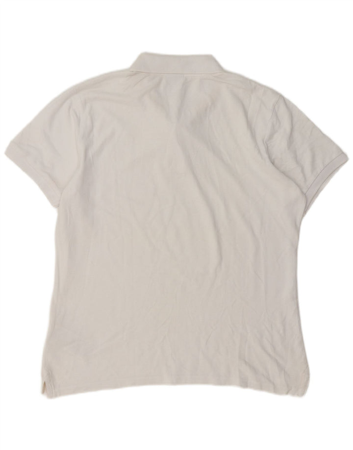 Diadora Polo Homme Blanc Moyen Coton