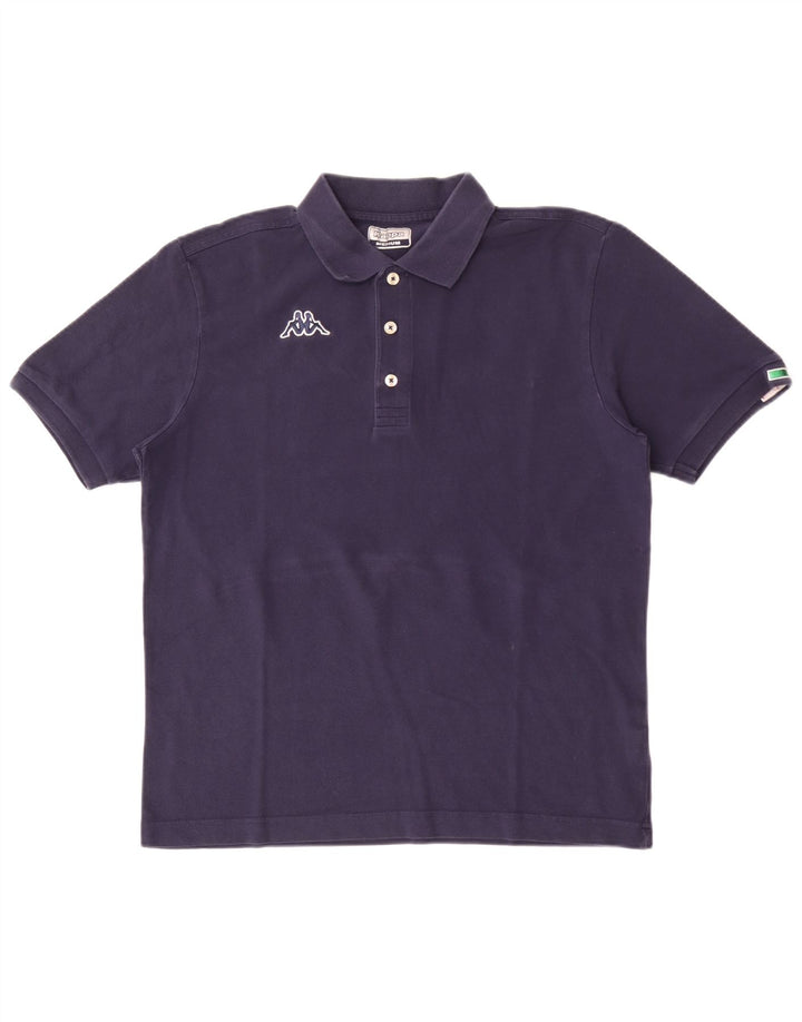 Kappa Polo Homme Bleu Marine Moyen Coton