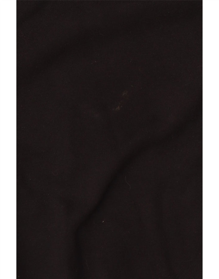 CANTERBURY Pull à capuche garçon 11-12 ans Noir Coton