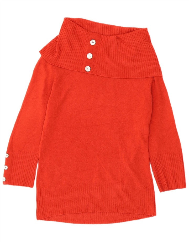 Per Una Pull col roulé pour femme UK 14 Acrylique orange moyen