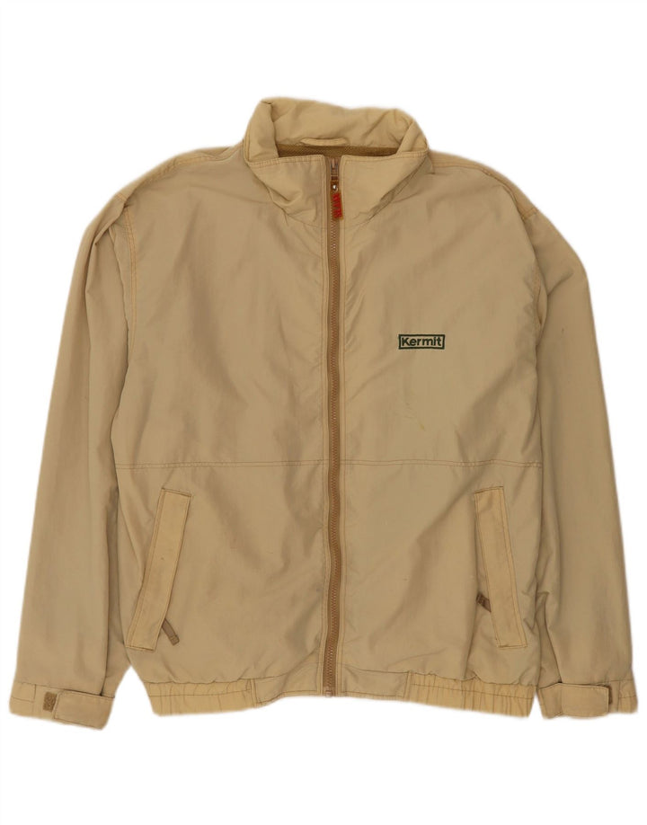 Slam Veste Bomber Homme UK 40 Large Beige Nylon