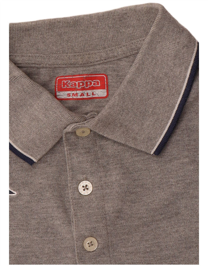 Kappa Polo Homme Petit Gris Moucheté
