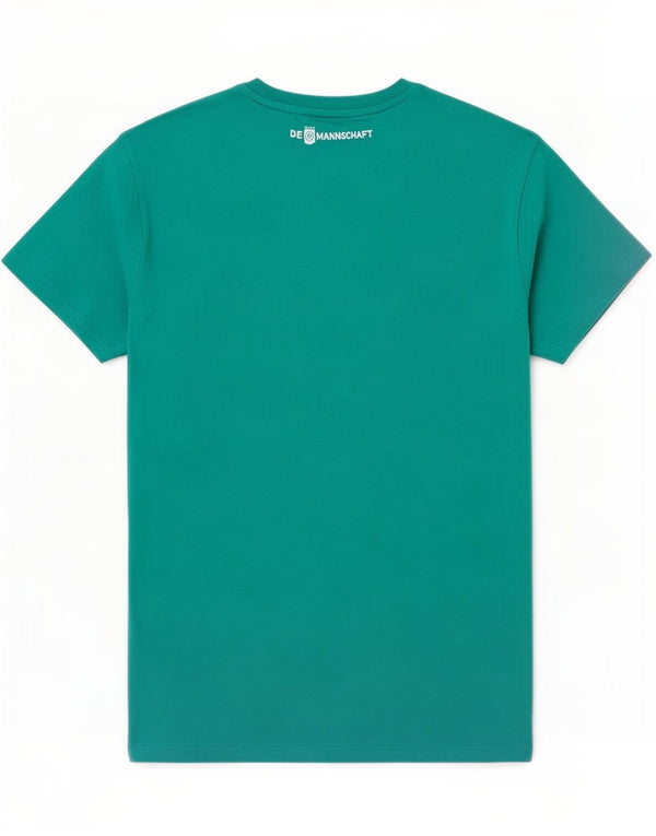 Adidas Mens Deutscher Fussball Bund T-Shirt Top XL Coton Turquoise