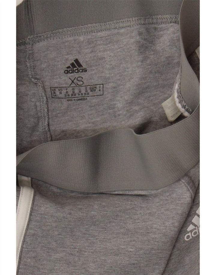 ADIDAS Leggings Femme UK 4/6 XS Gris