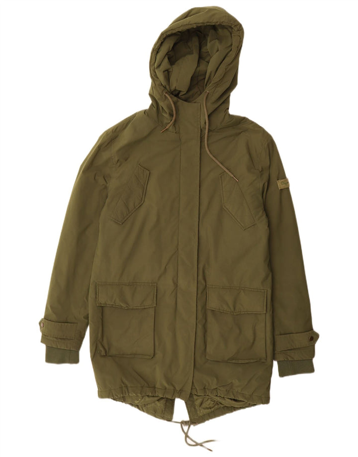 PEPE Jeans Parka à capuche pour femme UK 44 Kaki moyen