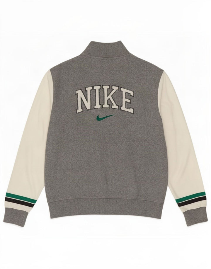 Nike Veste de survêtement graphique pour homme Taille S en coton color block Gris