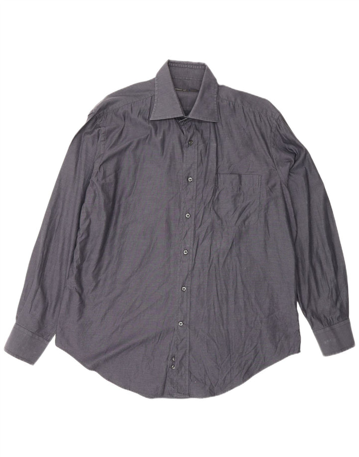 Cerruti 1881 Chemise Homme Large Bleu Marine Coton