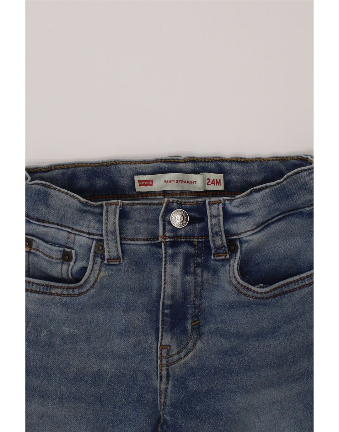 LEVI'S Jean droit 514 bébé garçon 18-24 mois W20 L13 bleu coton